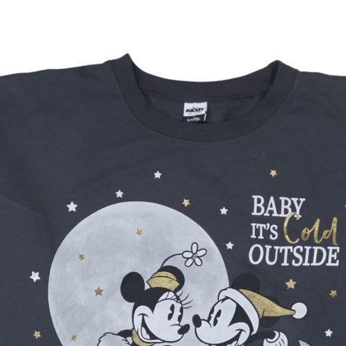 George Women’s Black Disney Mickey & Friends Pullover Sweatshirt 2XL 24-26