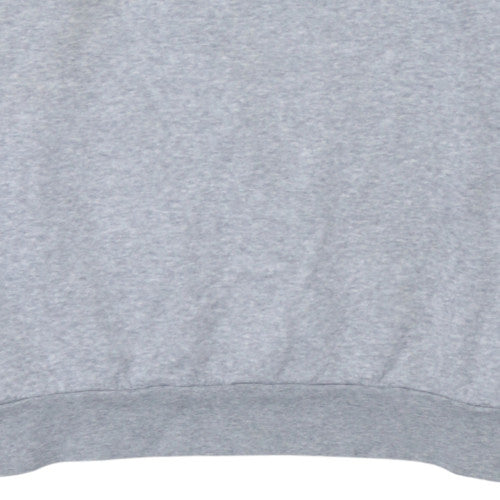 Adidas Womens Grey Crew Neck Sweatshirt Size 8-10 Cotton Blend