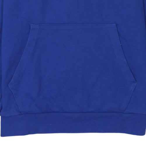 Champion Boys Blue Pullover Hoodie 13-14 Years Fleece Logo Sweatshirt