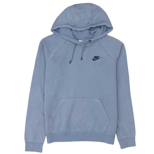 Nike Men's Blue Pullover Hoodie Small - Soft Fleece Casual Sweatshirt