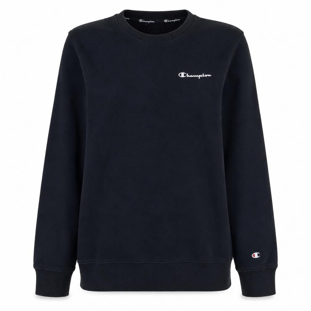 Champion Women Black Small Crew Neck Pullover Sweatshirt
