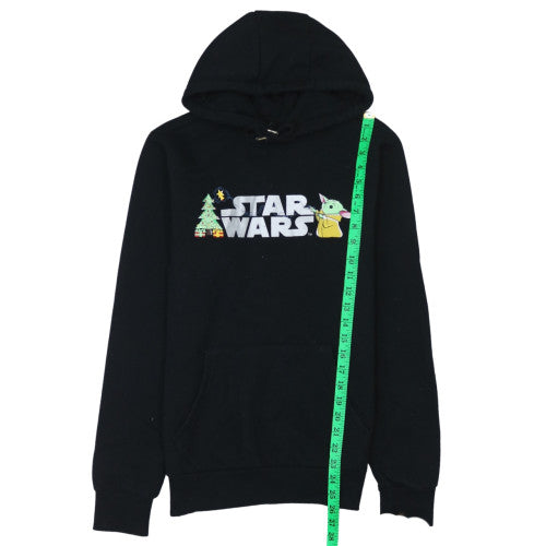 Primark Star Wars Men's Black Pullover Hoodie Small Graphic Fleece
