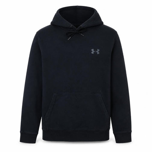 Under Armour Men Black L Pullover Hoodie Athletic Fleece Sports