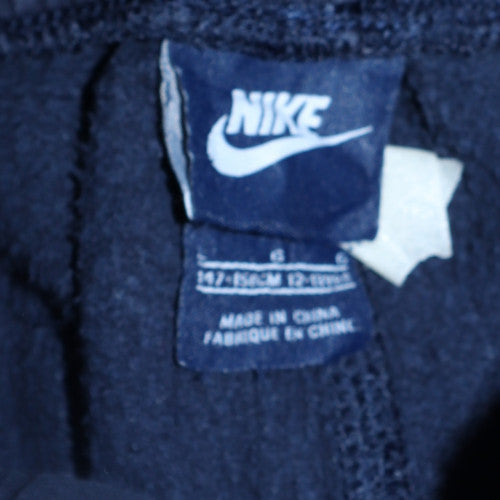 Nike Boys Blue Elastic Waist Sweatpants 12-13 Years Fleece Activewear