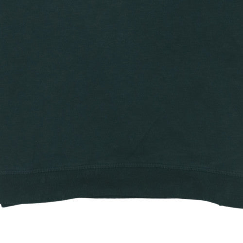 Next Peanuts Womens Green Cotton Pullover Sweatshirt UK 10
