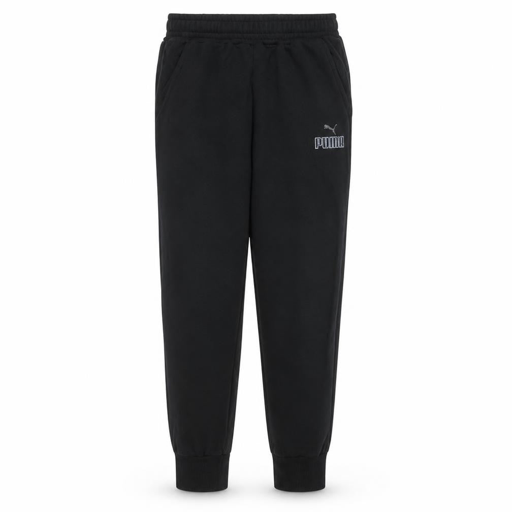 Puma Men Black Jogger Sweatpants M Regular Fit Fleece Activewear