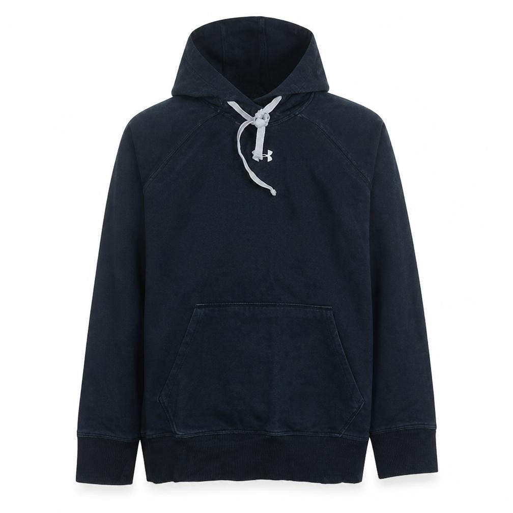 Under Armour Men's Black Pullover Hoodie Size M Fleece Logo