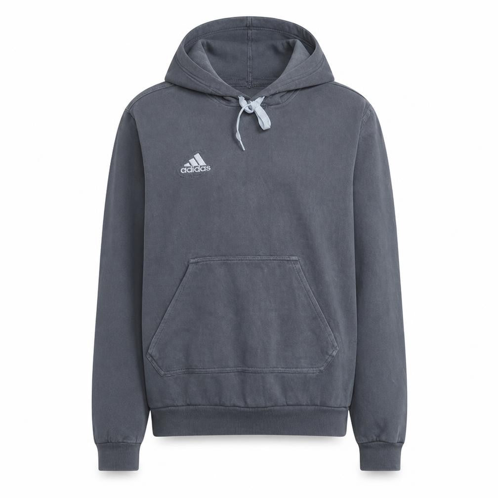Adidas Men’s Grey Pullover Hoodie Size S Regular Fit Sportswear