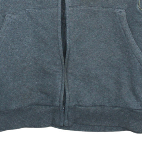 Adidas Mens Grey XL Full Zip Hoodie Sweatshirt Sportswear
