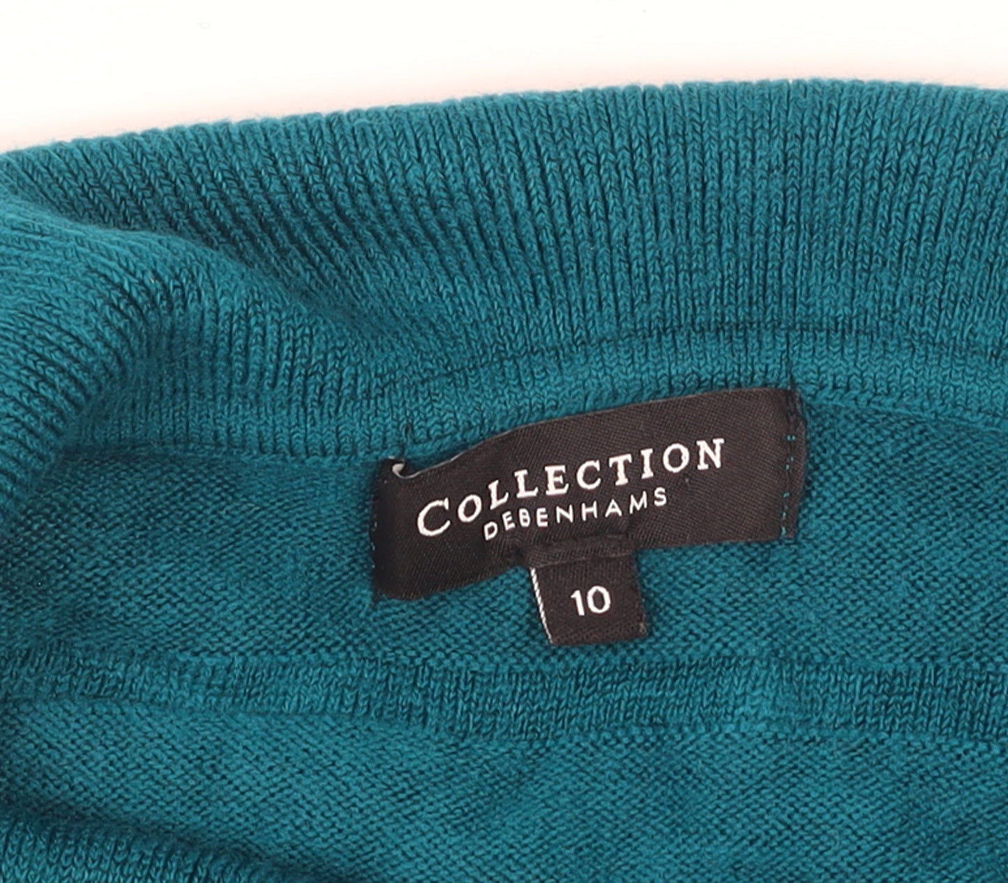 Debenhams Women’s Green Cowl Neck Long Sleeve Knit Jumper Size 10
