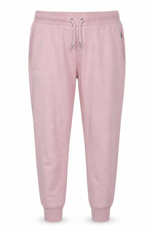 Superdry Womens Pink Jogger Sweatpants UK 16 Cotton Blend