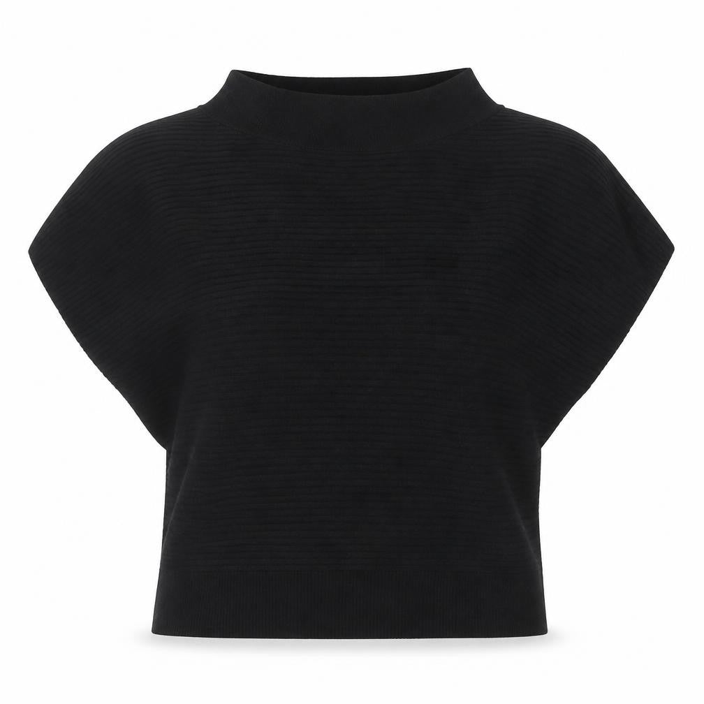 ASOS Women’s Black High Neck Acrylic Pullover Jumper Size 8