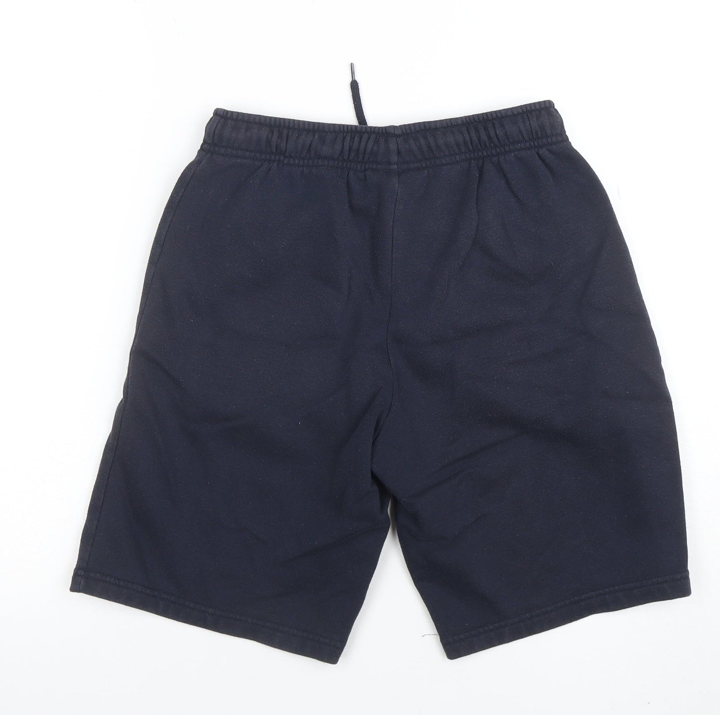 Champion Boys Black 13-14 Years Sweat Shorts Elastic Waist Drawstring Activewear