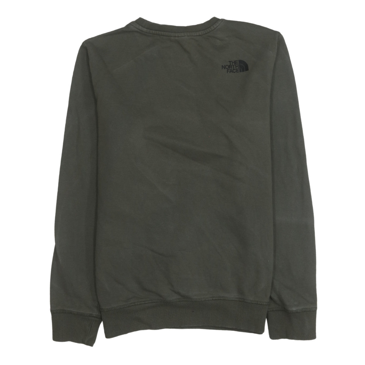 The North Face Boys Green XL Pullover Sweatshirt with Logo Graphic Print