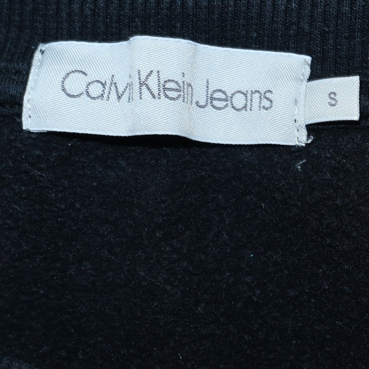 Calvin Klein Jeans Mens Black M Logo Crew Neck Sweatshirt