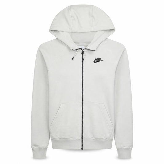 Nike Women's Beige Full Zip Hoodie XS Hooded Sweatshirt