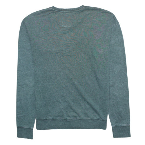 Hollister Men’s Green Logo Pullover Sweatshirt XS
