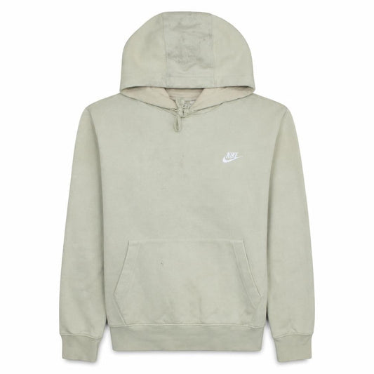 Nike Womens Beige Pullover Hoodie Small Cotton Blend Hooded Sweatshirt