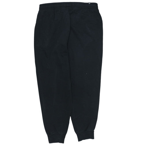 Puma Women's Black Jogger Sweatpants XL Fleece Elastic Waist