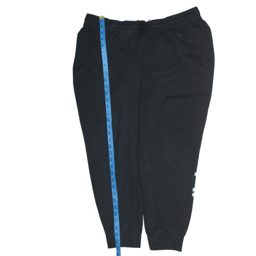 Adidas Womens Black 1X Joggers Sweatpants Size 20-22 Cotton Blend