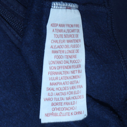 Nike Boys Blue Full Zip Hoodie Size L 147–158cm Standard Fit