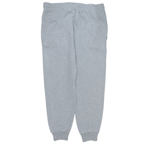 Timberland Men’s Grey Logo Sweatpants L Regular Fit Fleece Trousers