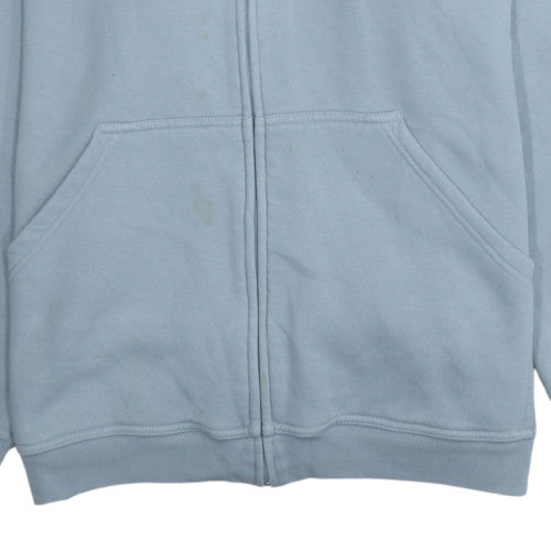 adidas Men's Blue Full Zip Fleece Hoodie L Sportswear