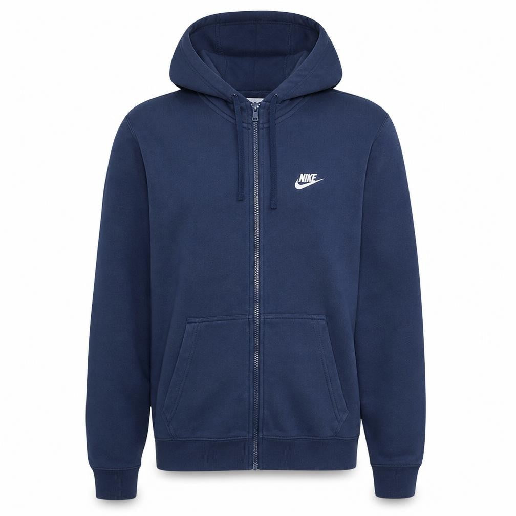 Nike Men's Blue Full Zip Hoodie Size M Regular Fit