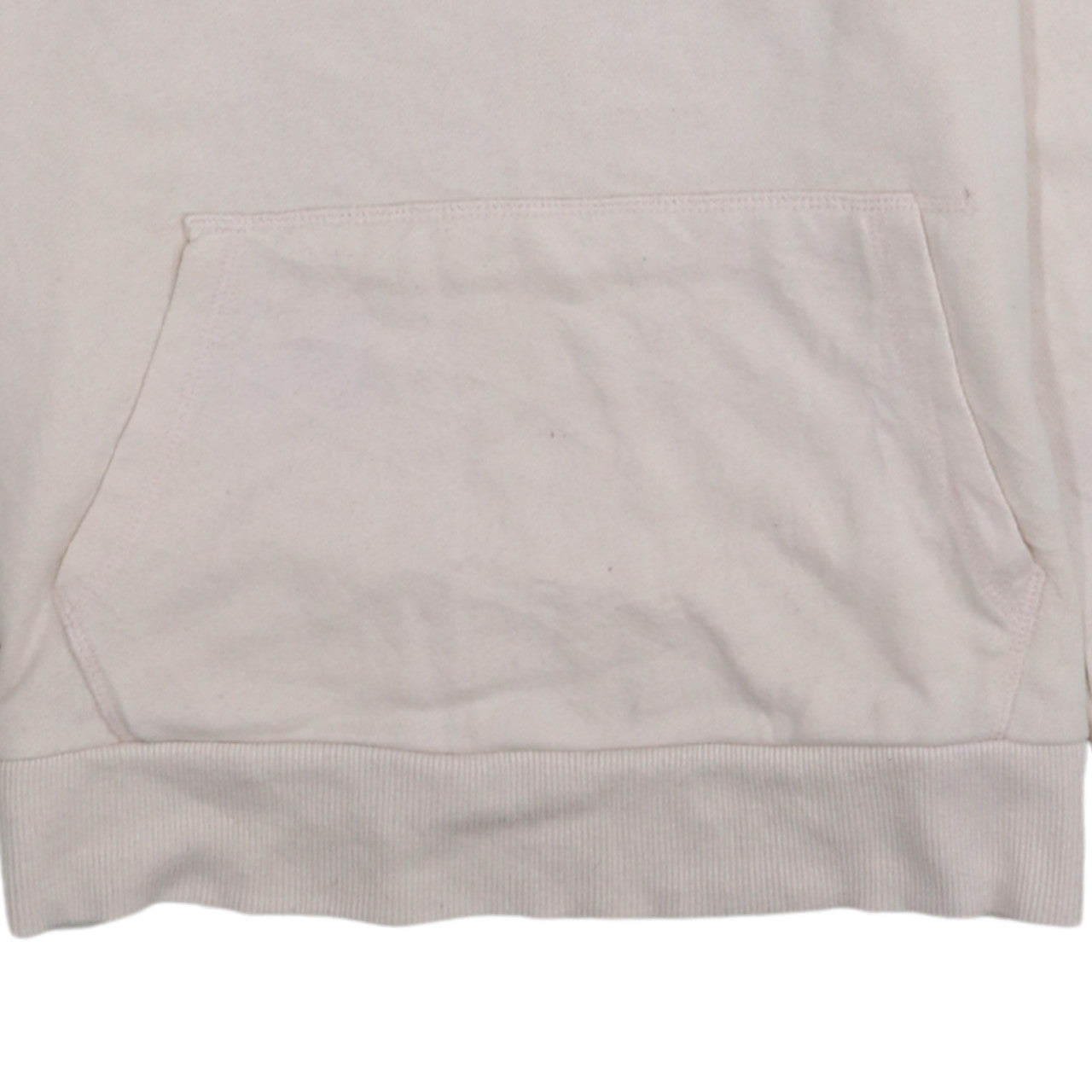 Tommy Hilfiger Women Beige Hooded Pullover Sweatshirt M Cotton Blend