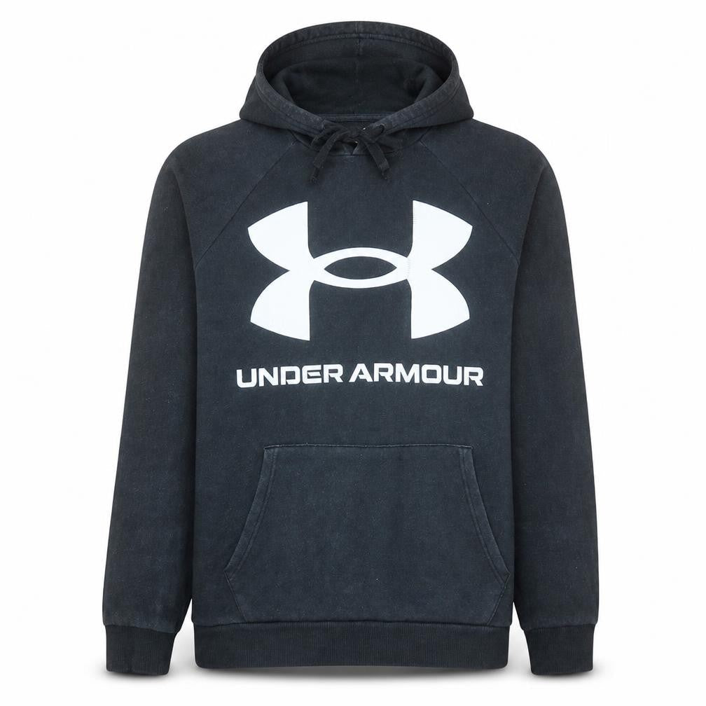 Under Armour Men's Black Pullover Hoodie Medium Loose Fit Sportswear