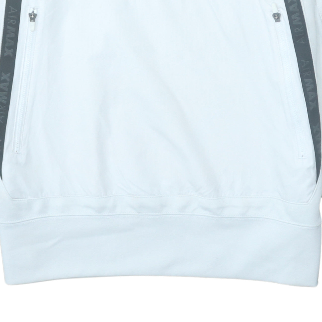 Nike Air Max Mens White 1/2 Zip Hoodie Size M Hooded Sweatshirt