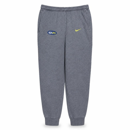 Nike Men's Grey Spurs Sweatpants L Regular Fit Fleece