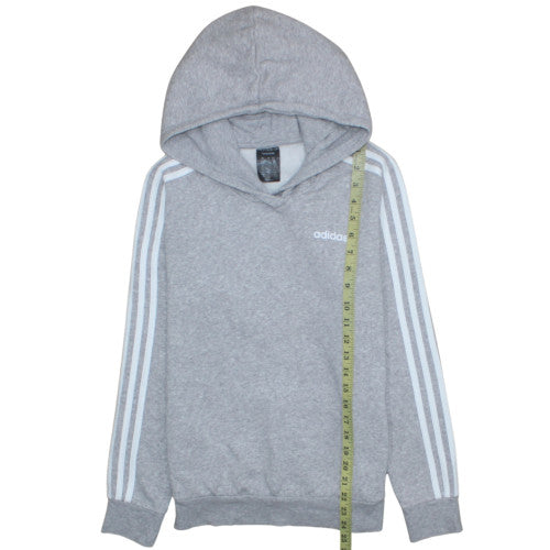 Adidas Women’s Grey Pullover Hoodie Small Classic Fit Sweatshirt