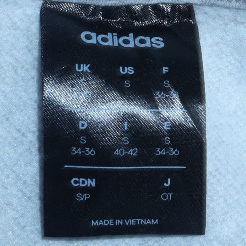 Adidas Women’s Grey Pullover Hoodie Small Classic Fit Sweatshirt