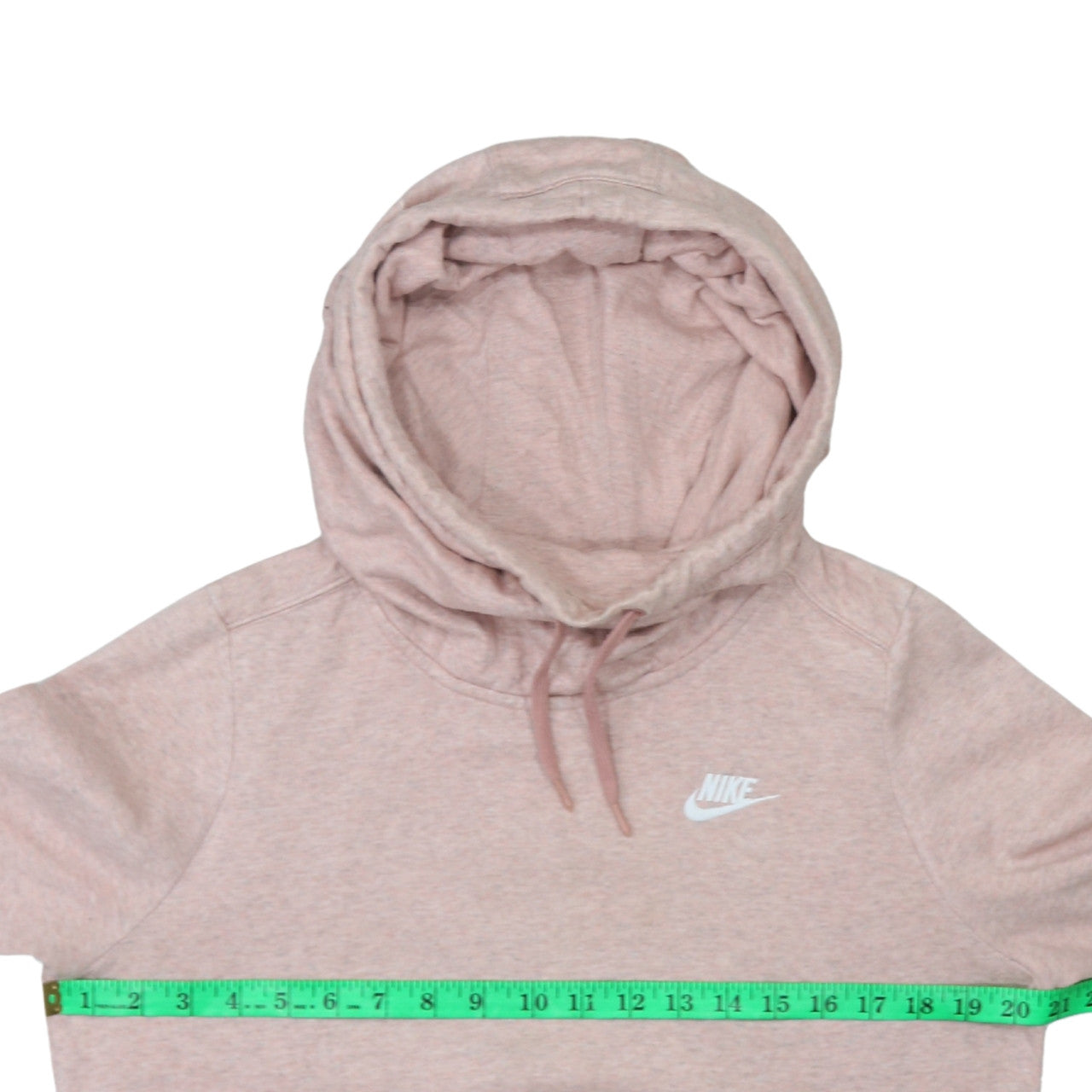 Nike Womens Pink Pullover Hoodie Size S Cotton Blend Casual Sweatshirt