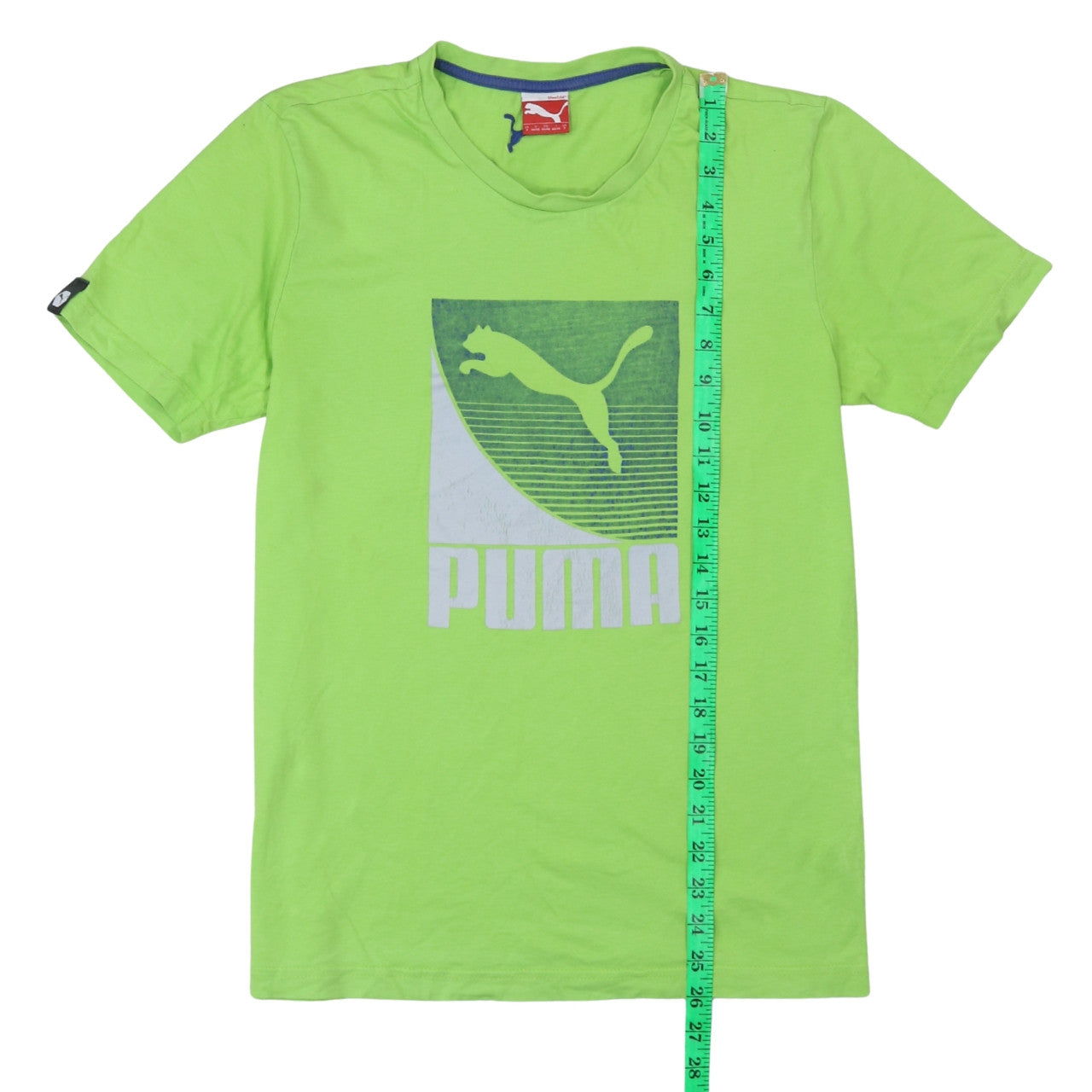 Puma Men’s Green Short Sleeve Crew Neck Graphic T-Shirt Size S