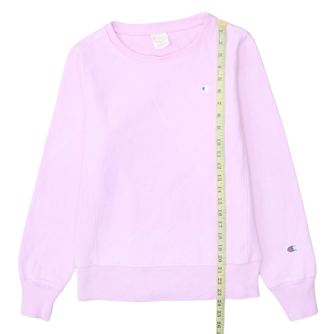 Champion Womens Pink Reverse Weave Pullover Sweatshirt Medium