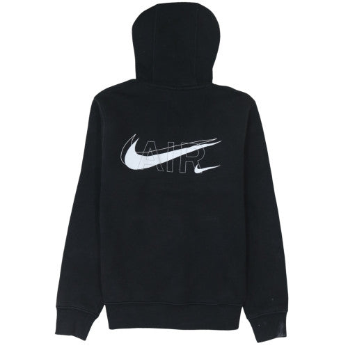 Nike Men's Black Small Pullover Hoodie with Logo Graphic Print