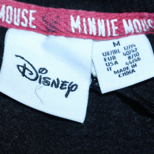 Disney Women Black Minnie Mouse Pullover Sweatshirt M