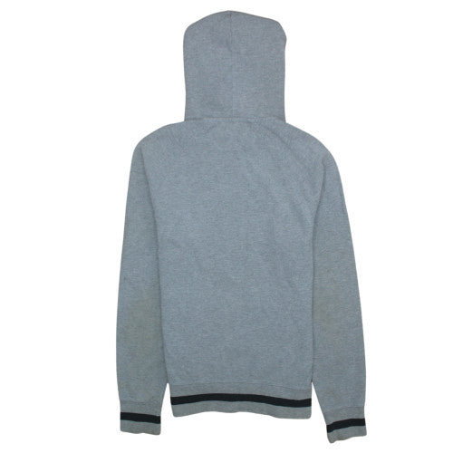Fred Perry Men's Grey S Pullover Hoodie with Logo Trim