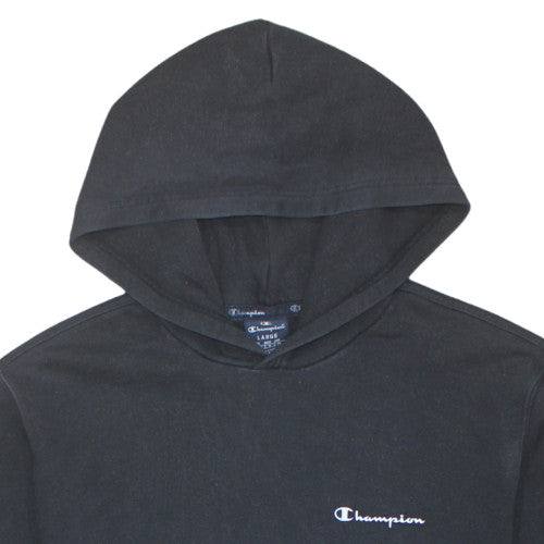 Champion Men’s Black Pullover Hoodie Size L Regular Fit
