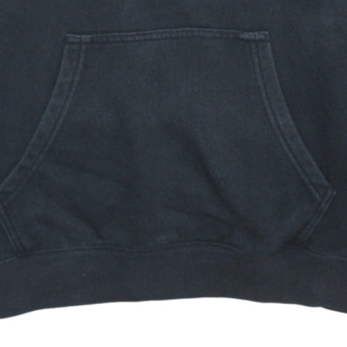 Champion Men's Black Medium Pullover Hoodie with Logo