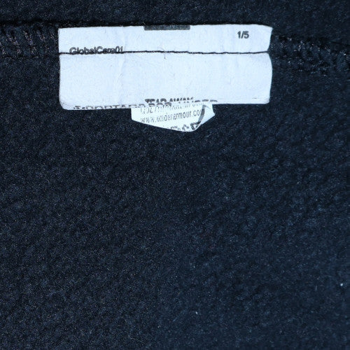 Under Armour Men's Black Large Crew Neck Sweatshirt Loose Fit
