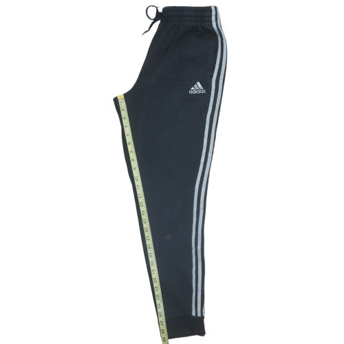 Adidas Men's Black Jogger Trousers M Fleece Lined Regular Fit