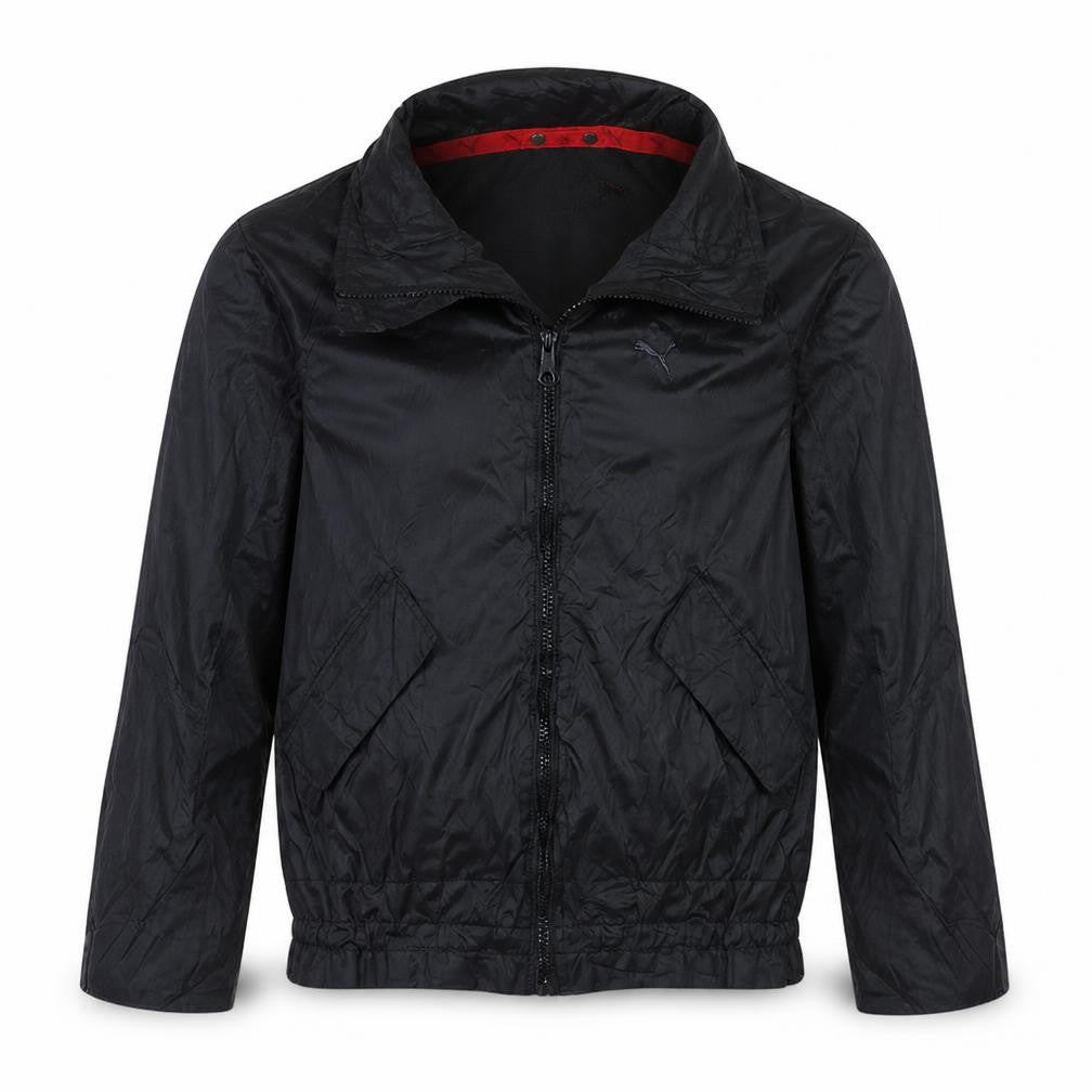 Puma Men's Black Bomber Jacket Size S Lightweight Polyester