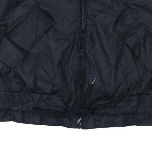 Puma Men's Black Bomber Jacket Size S Lightweight Polyester