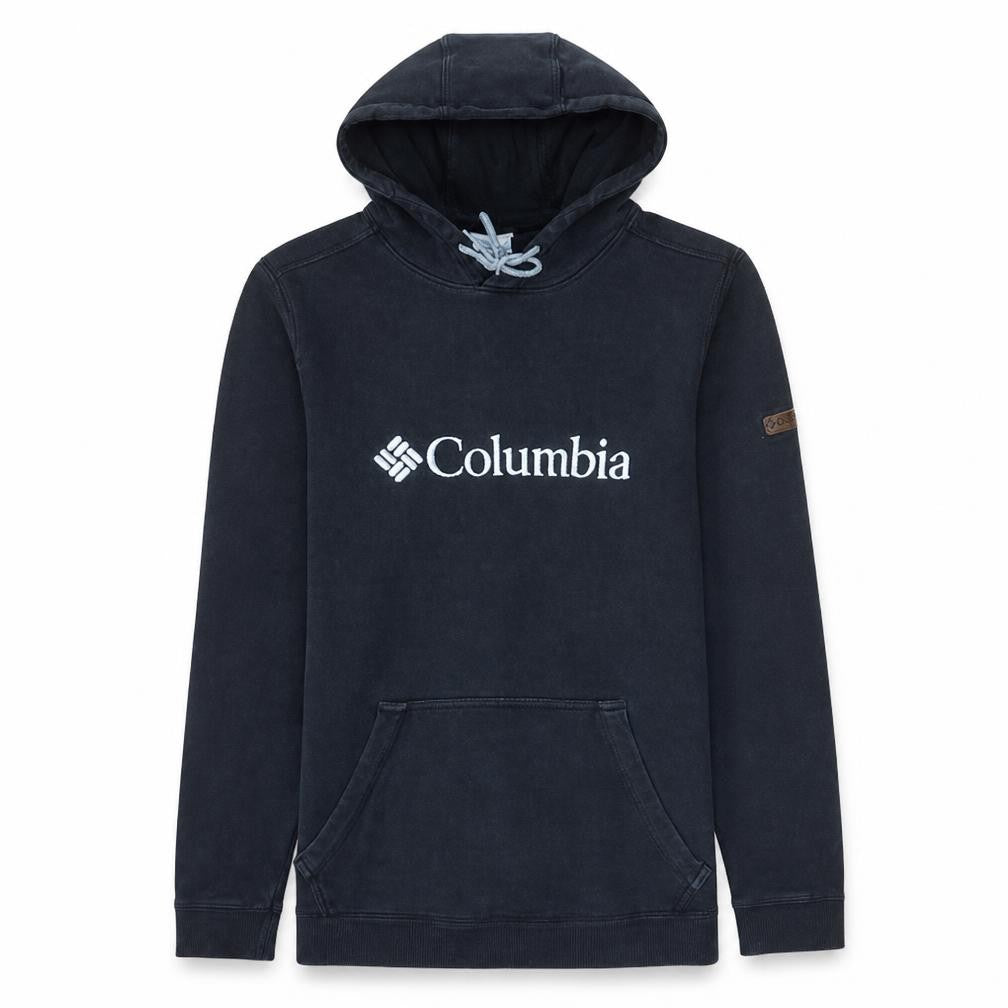 Columbia Men's Black Pullover Hoodie M Outdoor Fleece Sweatshirt