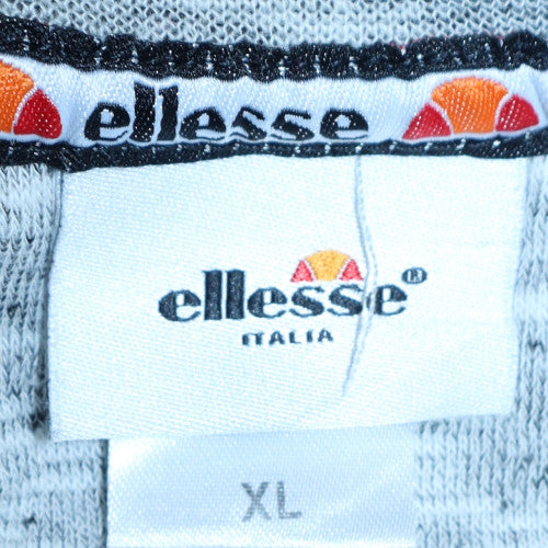 Ellesse Men's Grey XL Pullover Crew Neck Sweatshirt