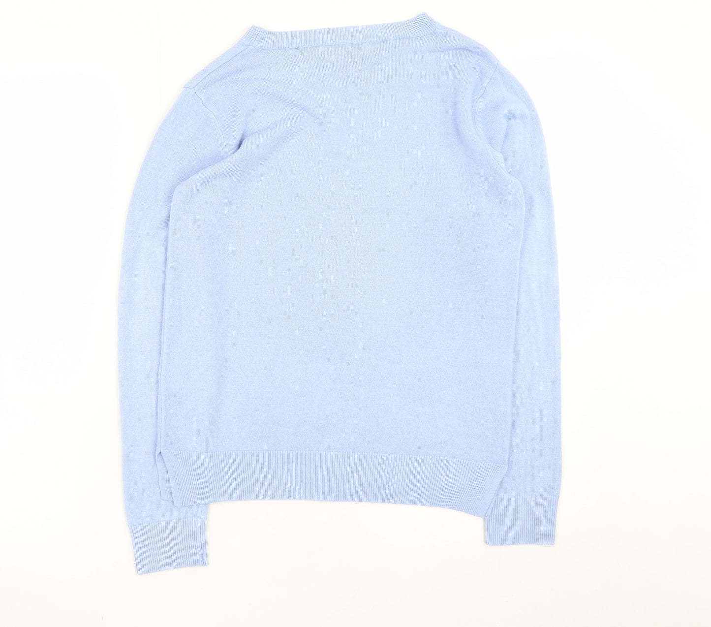 Marks and Spencer Women’s Blue Acrylic Crew Neck Jumper Size 10