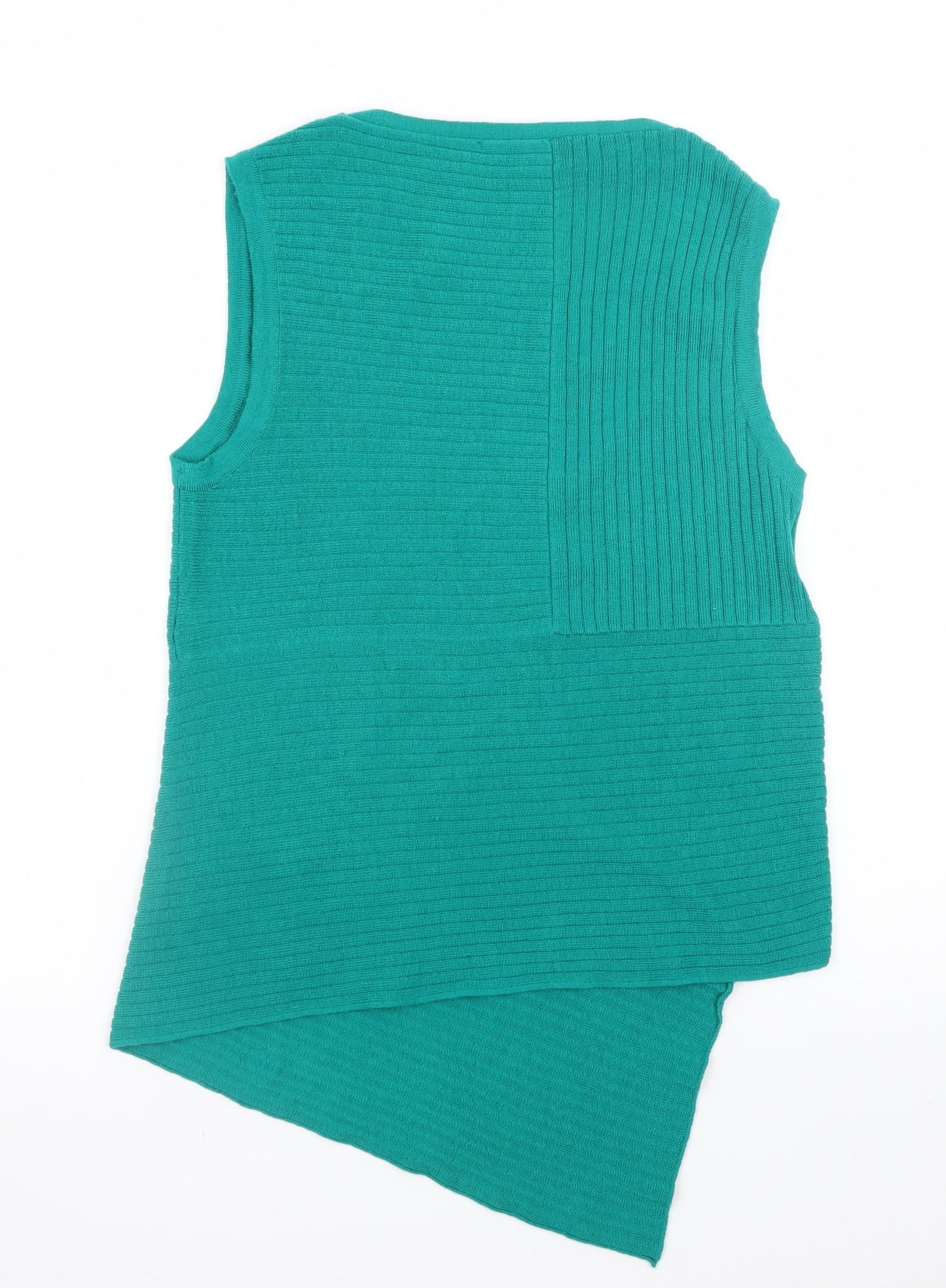 John Smedley Women's Green 100% Merino Wool Sleeveless Tank Top Size S